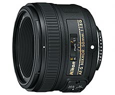 Nikon 50mm f/1.8G AF-S NIKKOR FX Lens