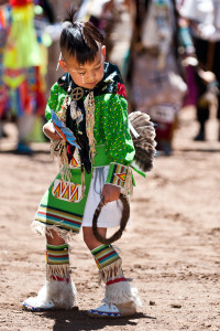 A young boy dances at Pow Wow in the Pines 2011.