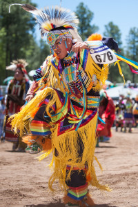 A dancer performs at Pow Wow in the Pines 2013.